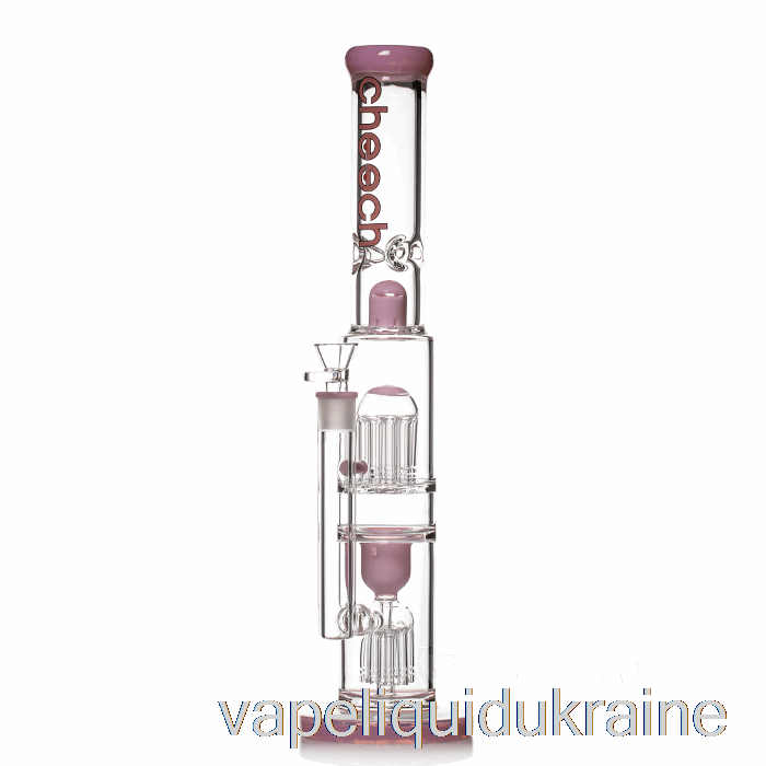 Vape Ukraine Cheech Glass Double Tree Big Rig Bong Pink